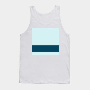 An outstanding combo of Ice, Tiffany Blue, Water Blue and Marine Blue stripes. Tank Top